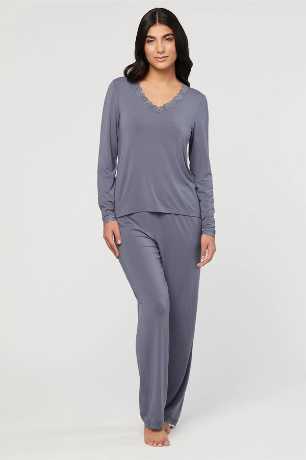 Fleur't Essentials Long Sleeve Pj Set